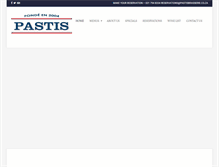 Tablet Screenshot of pastisbrasserie.co.za